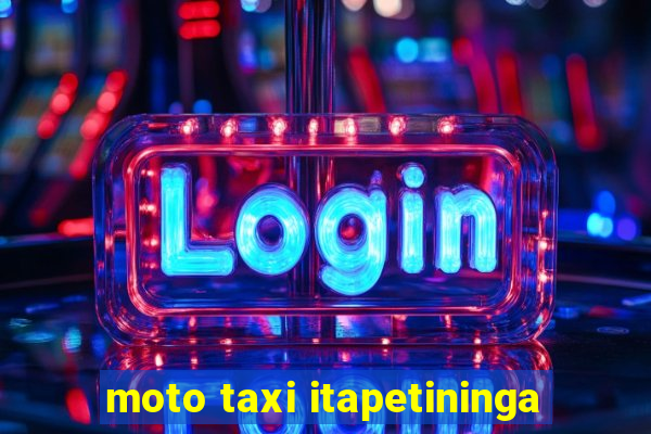 moto taxi itapetininga